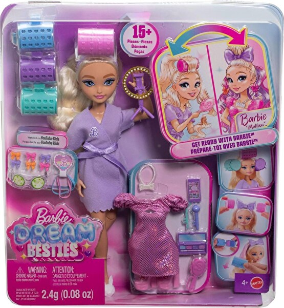 Barbie Dream Besties Malibu Bebek - Aksesuarları JGG38
