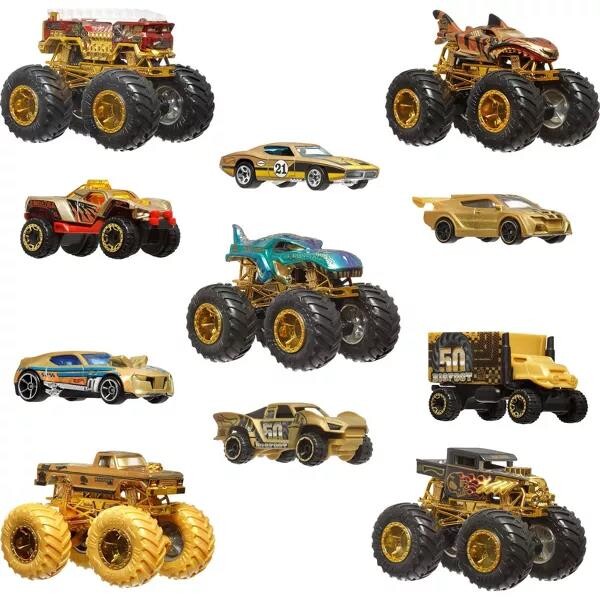 Hot Wheels Monster Trucks Bigfoot Trophy Şampiyonları Araba ve Kamyon Çoklu Arabalar JDW07