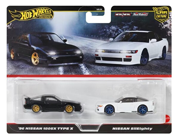Hot Wheels Car Culture Premium Arabalar Nissan 2'li Oyuncak Araba Seti JBK96