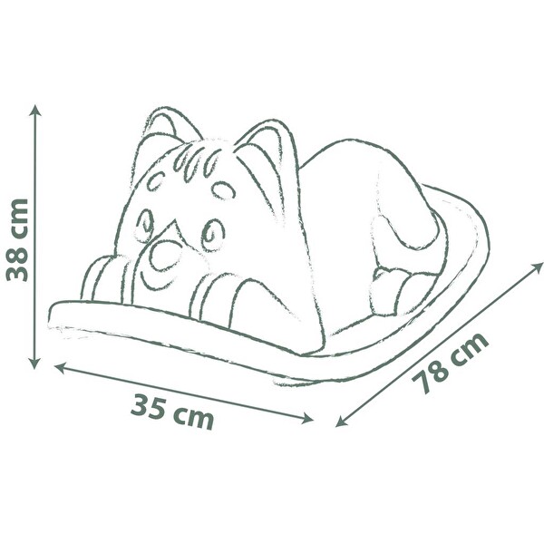 Smoby Life Yeşil Kedi Efektli Sallanan Tahterevalli 830108