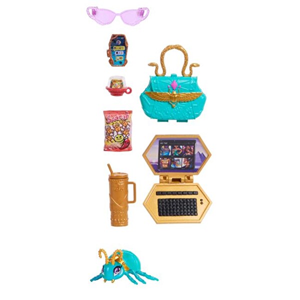 Monster High Mumya Elbisesiyle Nefera de Nile Bebek Oyun Seti JDR48