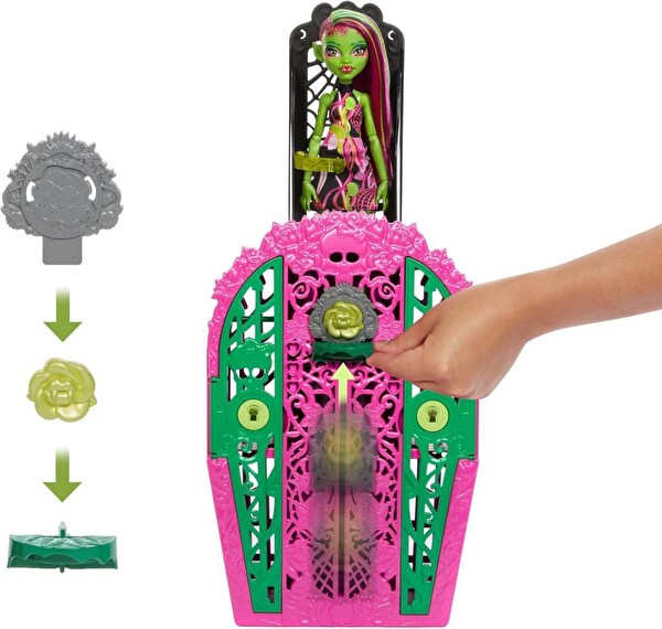 Monster High Gizemli Arkadaşlar Bahçe Serisi - Venus McfFytrap Oyun Seti HYT75