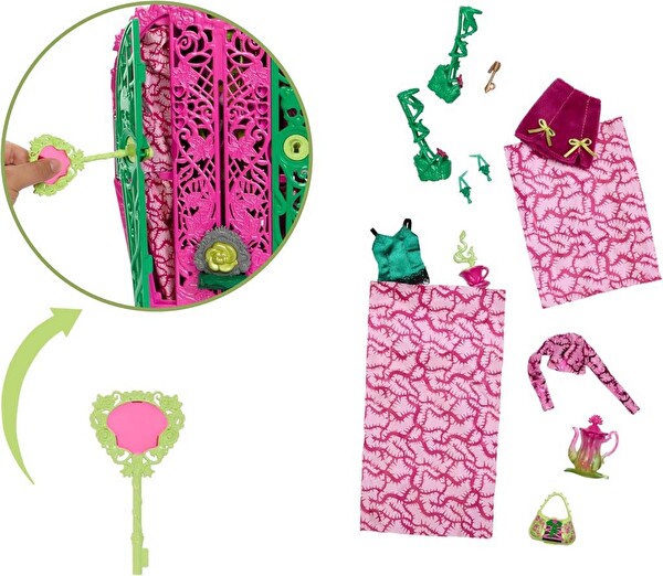 Monster High Gizemli Arkadaşlar Bahçe Serisi - Venus McfFytrap Oyun Seti HYT75