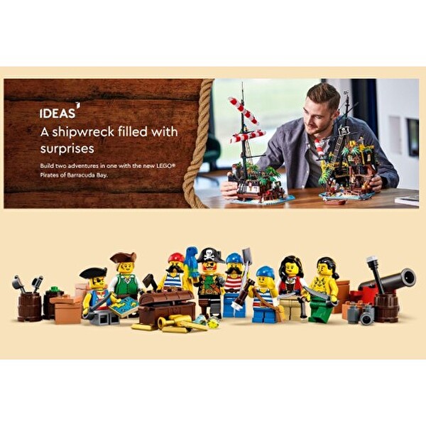 LEGO Baraküda Körfezi Korsanları 21322