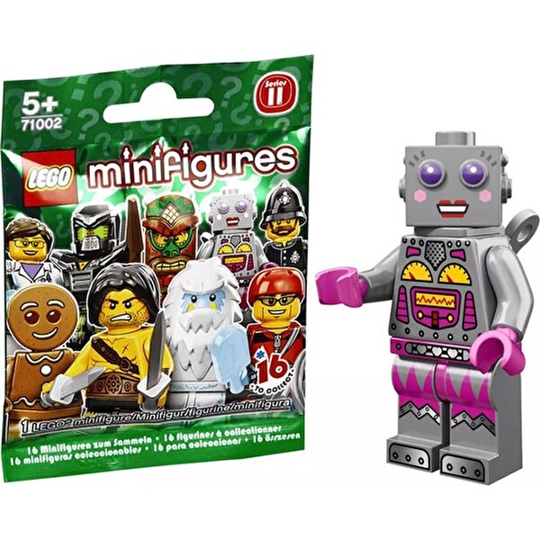 LEGO Minifigür Seri 11 - 16 Lady Robot 71002