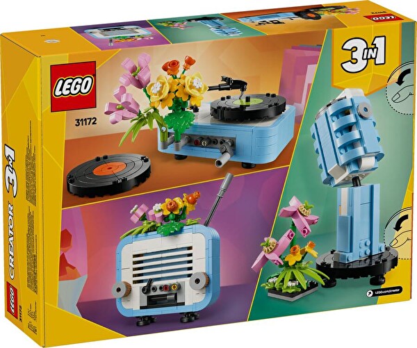 LEGO Creator 3'ü 1 Arada Çiçekli Pikap 31172