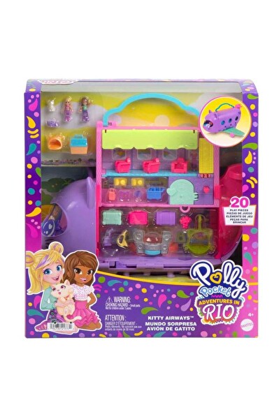 Polly Pocket Rio'da Macera Uçak Oyun Seti HWP19