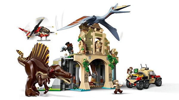 LEGO Jurassic World Spinosaurus ve Quetzalcoatlus Hava Görevi 76976