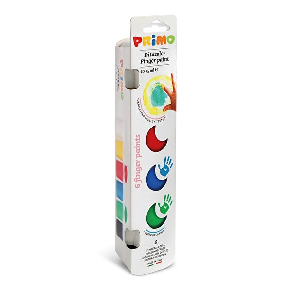 Yıkanabilir Parmak Boyası 6x25 ML