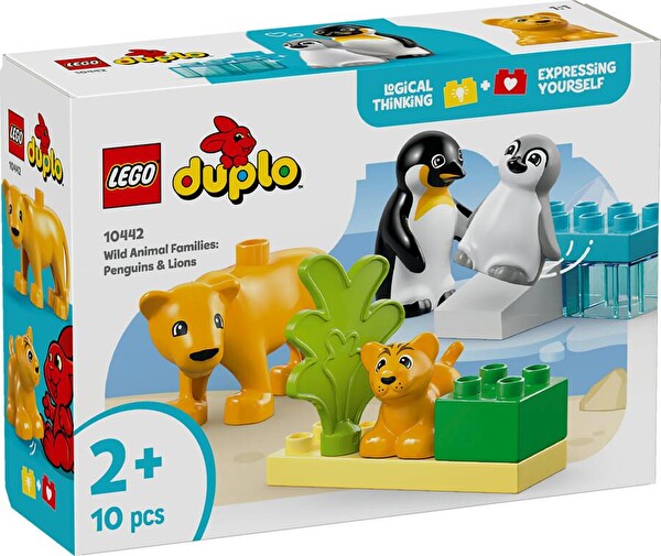 LEGO Duplo Vahşi Hayvan Aileleri: Penguenler ve Aslanlar 10442