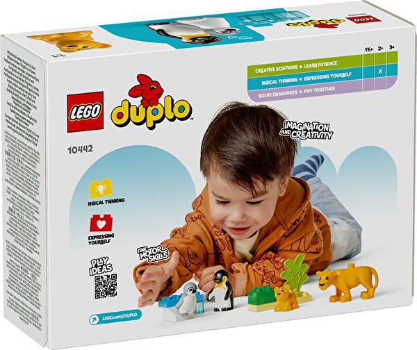 LEGO Duplo Vahşi Hayvan Aileleri: Penguenler ve Aslanlar 10442