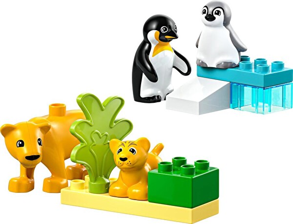 LEGO Duplo Vahşi Hayvan Aileleri: Penguenler ve Aslanlar 10442