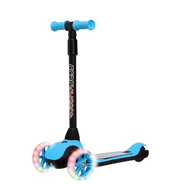 Cool Wheels Cortix Mavi Işıklı 3 Tekerlekli Çocuk Scooter