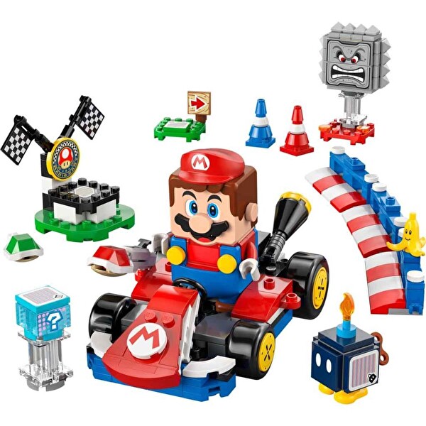 LEGO Super Mario: Mario Kart İnteraktif Mario ve Standart Kart 72043