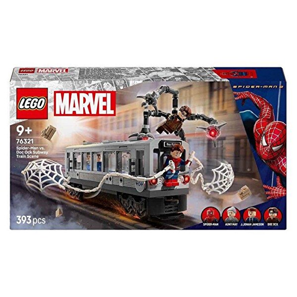 LEGO Marvel Örümcek Adam ile Doktor Oktopus Metro Sahnesi 76321