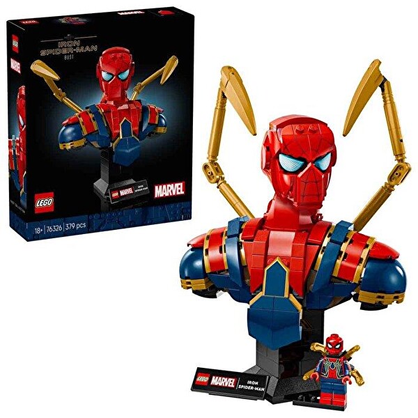 LEGO Marvel Iron Örümcek Adam Büstü 76326