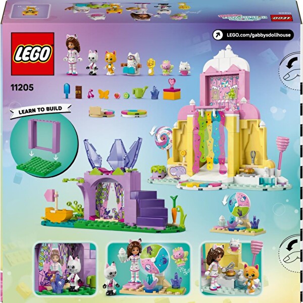 LEGO Gabby’s Dollhouse Tatlı Şekerleme Dağı ve Kedi Bahçesi 11205