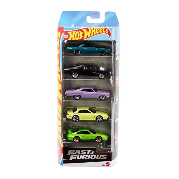 Hot Wheels Fast - Furious 2025 5'li Oyuncak Araba Seti JDR19