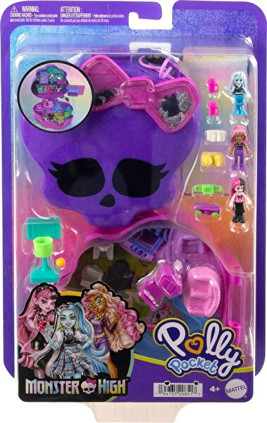 Polly Pocket Monster High Temalı Kompakt Oyun Seti HVV58