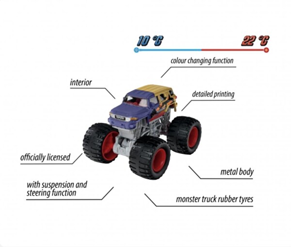 Majorette Monster Rockerz Renk Değiştiren Araçlar 212057257