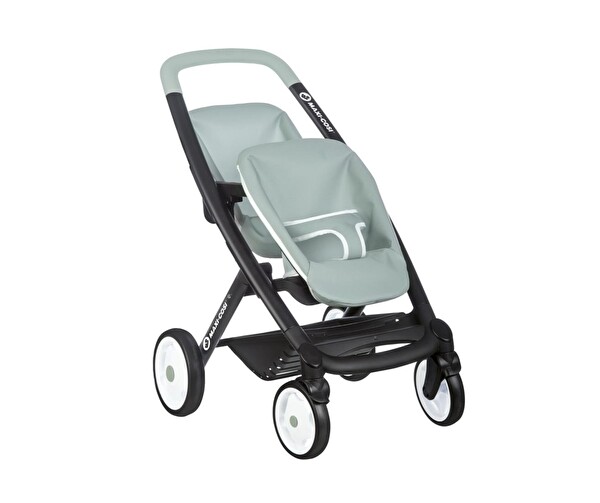 Smoby Maxi-Cosi&Quinny Oyuncak İkiz Bebek Arabası - Adaçayı Yeşili 253220