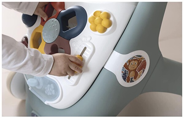 Smoby Little Smoby 3'ü 1 Arada Eğitici ve Öğretici Eğlenceli Trotty Yürüteç 140304