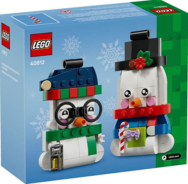 LEGO Snowman Ornaments 40812