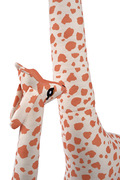 Rozitoys Peluş Zürafa 2’li Set Büyük ve Orta Boy Uyku Arkadaşı Dekoratif Hediyelik Oyuncak