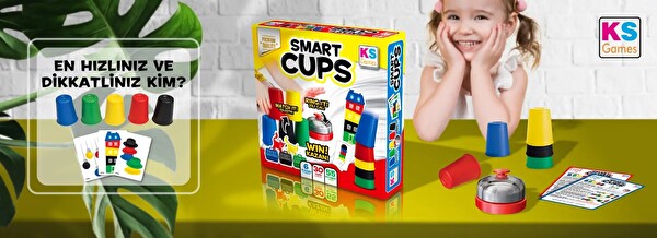 KS Games Smart Cups Bardak Dizme Kutu Oyunu