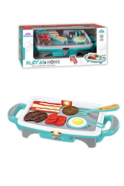 Vardem QF2908G-1 Mavi Işıklı Aksesuarlı Teppenyaki Izgara