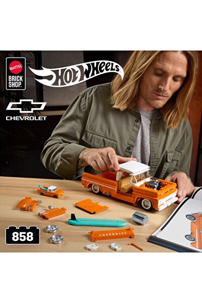 Hot Wheels Elite Serisi Custom '62 Chevy Pickup 858 Parça Lego JFT20