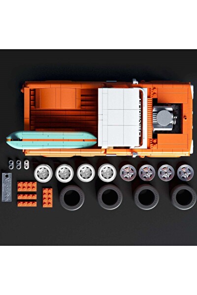 Hot Wheels Elite Serisi Custom '62 Chevy Pickup 858 Parça Lego JFT20