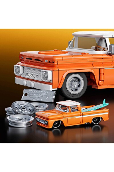 Hot Wheels Elite Serisi Custom '62 Chevy Pickup 858 Parça Lego JFT20