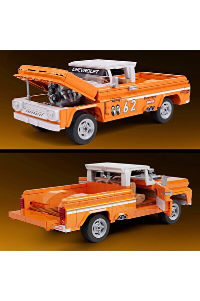 Hot Wheels Elite Serisi Custom '62 Chevy Pickup 858 Parça Lego JFT20