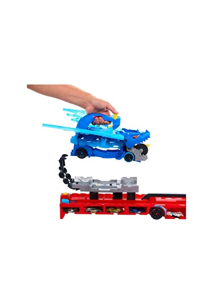Hot Wheels Ultimate Çift Ejderha Taşıyıcı Tır JBM72
