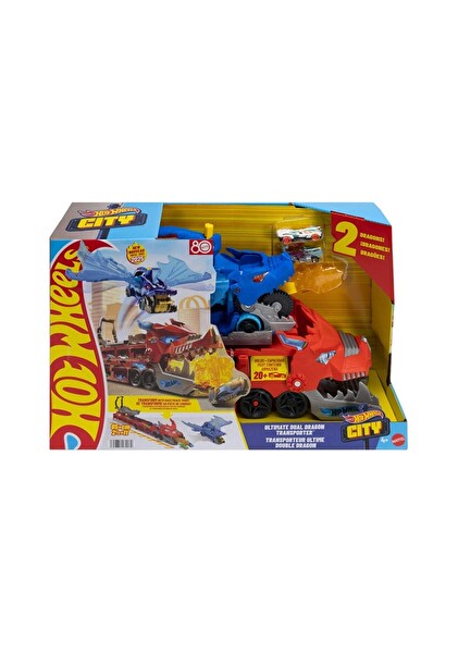Hot Wheels Ultimate Çift Ejderha Taşıyıcı Tır JBM72