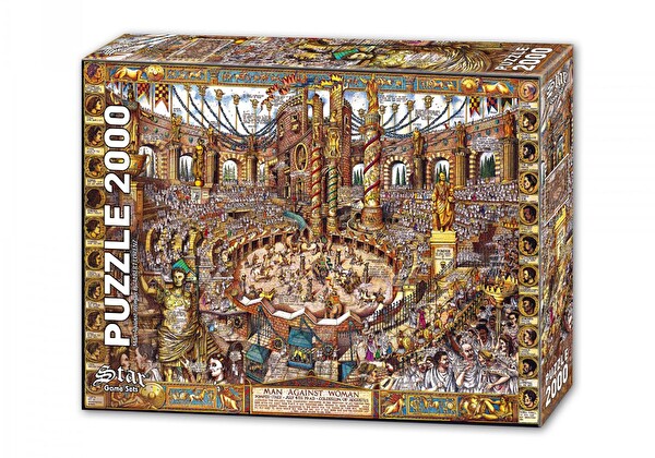 Star Oyun Erkekler Ve Kadınlar Savaşı Puzzle 2000 Parça - 1100981