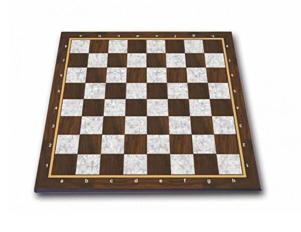 Star Oyun Polyester Kaplama Sedef Satranç Tablası 54x54 CM - 1050071