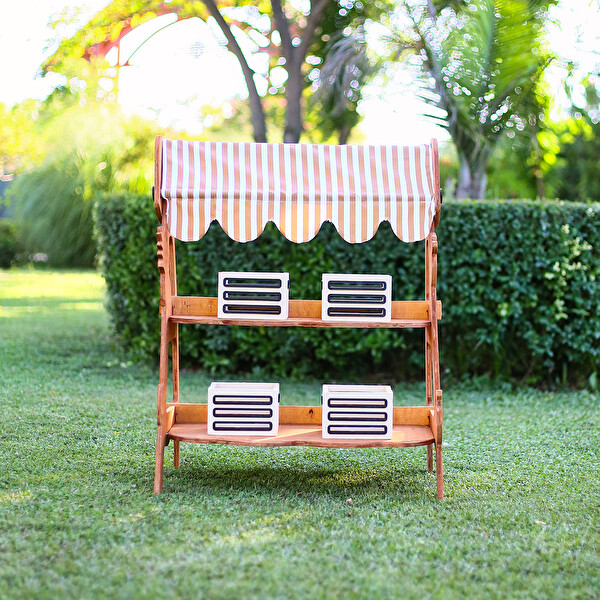 Mandu Ahşap Çocuk Manav Tezgâhı Bahçe Oyuncağı