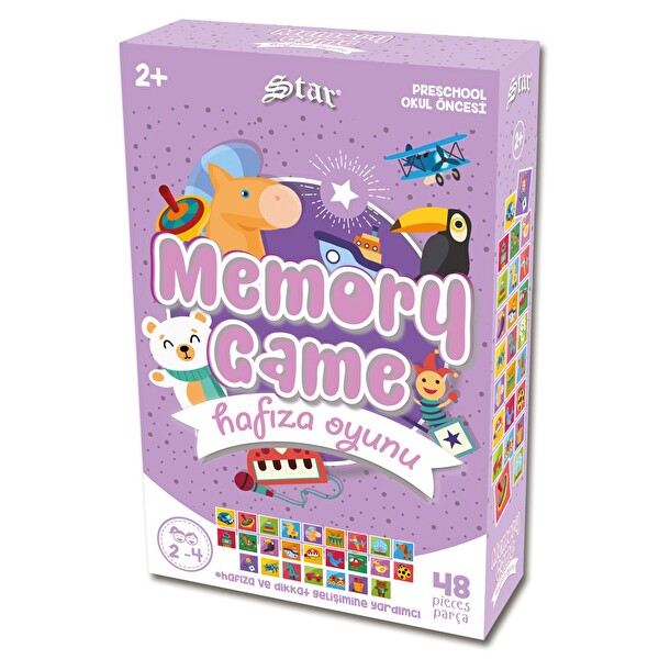 Star Oyun Okul Öncesi Hafıza Oyunu Memory Game - 1060933