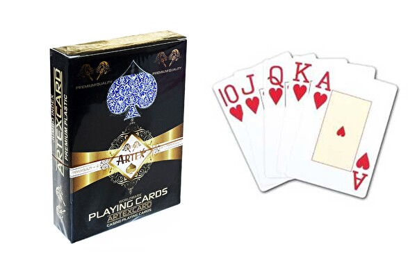 Star Oyun %100 Plastik Artex Poker Oyun Kağıdı