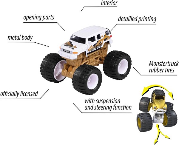 Majorette Limited Edition 9 Gold Rockerz Arazi Aracı - Toyota Fj Cruiser 212054033