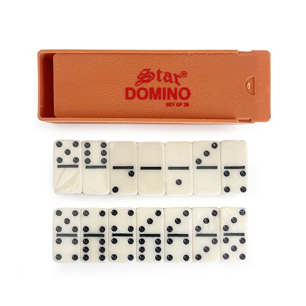 Star Oyun Melamin Plastik Kutulu Domino Seti - 1096079