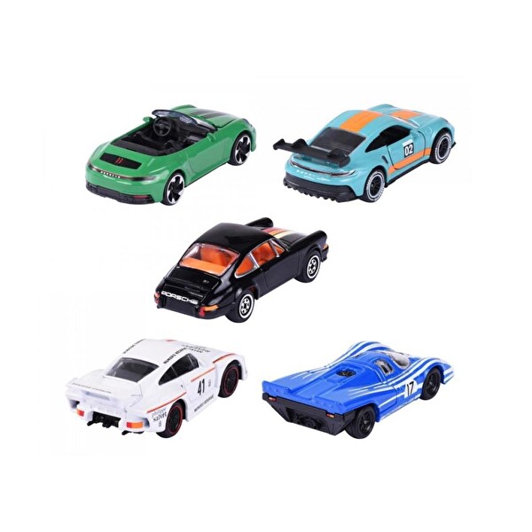 Majorette Porsche 5‘li Araba Seti - 8502105002