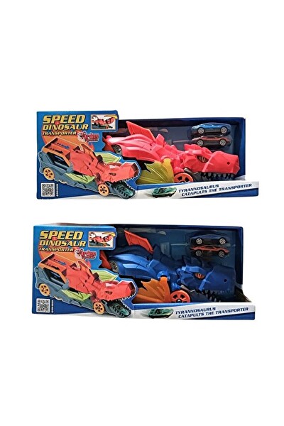 Vardem Araba Fırlatan Dinozor Kamyon Mavi LA-389