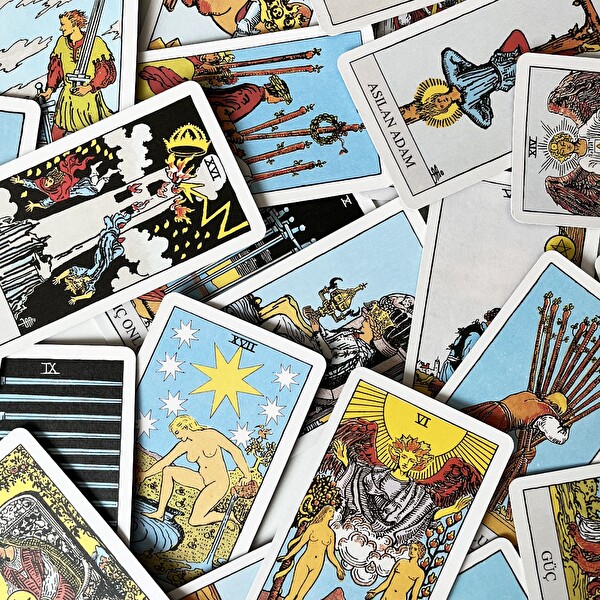 Star Oyun Tarot Fal Kartı Oyun Kağıdı 78 Kart