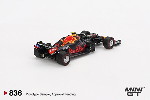 Mini GT Red Bull RB16B 11 Sergio Perez 2021 Azerbaijan Grand Prix Oyuncak Araç Winner 836