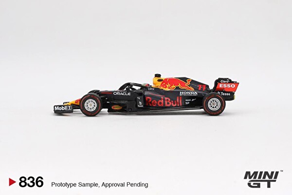 Mini GT Red Bull RB16B 11 Sergio Perez 2021 Azerbaijan Grand Prix Oyuncak Araç Winner 836