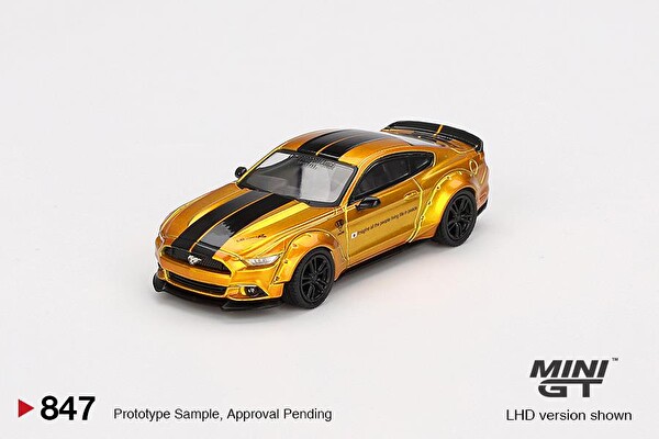 Mini GT LB-Works Ford Mustang LB Gold Oyuncak Araba 847