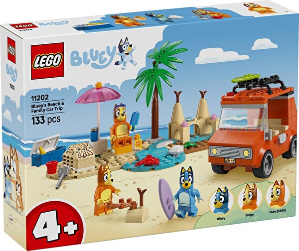 LEGO Duplo Bluey: Bluey’nin Ailece Plaj Gezisi 11202